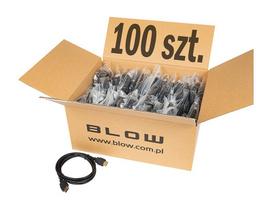 TV, SAT, HDMI, DVI kabeliai ir priedai // HDMI, DVI, AUDIO jungiamieji laidai ir priedai // 92-672# Przyłącze hdmi-hdmi 4k 1,5m 100sztuk