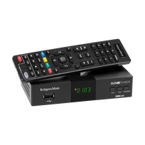 TV ir namų kinas // Garso ir vaizdo grotuvai // Tuner DVB-T2  H.265 HEVC Kruger&Matz