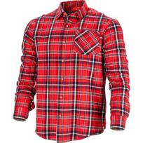 Batai, darbo drabužiai | Asmeninės apsaugos priemonės // Darbo, apsauginiai, aukšto matomumo drabužiai // Koszula flanelowa czerw-granat., 170g/m2, "m", ce, lahti