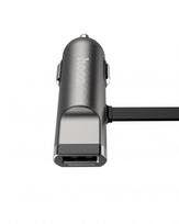 Automobiliniai įkrovikliai Hoco Universal UCL01 Multifunction apple+micro usb Gray