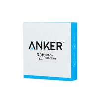 Adapteris Anker Universal USB-C to USB-C cable 1m A8180 Black