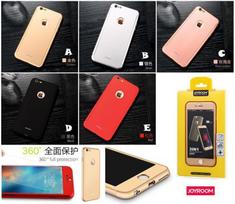Nugarėlės dėklai Joyroom Apple iPhone 7 Plus Plastic Case 360° JR-BP208 Rose Gold
