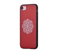 Nugarėlės dėklai Devia Apple iPhone 7/8 Flower Embroidery Case Red