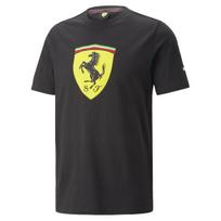 Laisvalaikio marškinėliai vyrams Ferrari Race Big Shield Tee - 53817501, juodos spalvos
