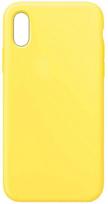 Nugarėlės dėklai Evelatus Apple iPhone XR Premium Soft Touch Silicone Case Light Yellow