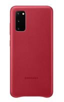 Nugarėlės dėklai Samsung - Galaxy S20 Leather Cover case Red