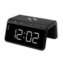 Belaidis įkroviklis Evelatus  Evelatus Wireless Charging Clock WCC01BK Black