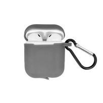Dėklai ausinėms GreenGo Apple AirPods Silicone Case With Hook Gray