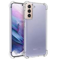 Nugarėlės dėklai Evelatus Samsung Galaxy S21 Plus Military Shockproof Silicone Case TPU Transparent