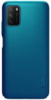 Nugarėlės dėklai Nillkin Xiaomi Poco M3 Super Frosted Cover Peacock Blue