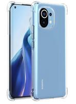 Nugarėlės dėklai Evelatus Xiaomi Mi 11 Military Shockproof Silicone Case TPU Transparent
