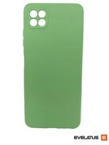Nugarėlės dėklai Evelatus Samsung Galaxy A22 5G Premium Soft Touch Silicone Case Green