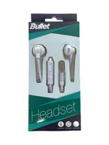 Laidinės ausinės -  BULLET Earphones 3.5mm, 120 cm. White