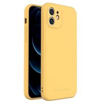 Nugarėlės dėklai Wozinsky Apple iPhone XS Max Silicone Case Yellow