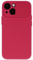 Nugarėlės dėklai iLike Apple Iphone 14 Pro Max Camshield Soft Dark Cherry