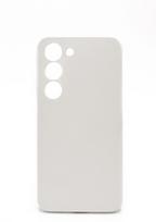 Nugarėlės dėklai Evelatus Samsung Galaxy S23 Premium Soft Touch Silicone Case White