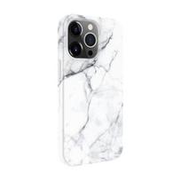Nugarėlės dėklai Evelatus Apple iPhone 14 Pro Max Premium Silicone case Customized Print Marble White