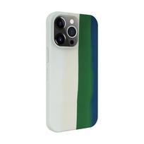 Nugarėlės dėklai Evelatus Apple iPhone 13 Pro Silicone case Multi-Colored Green