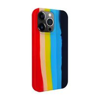 Nugarėlės dėklai Evelatus Apple iPhone 13 Pro Max Silicone case Multi-Colored Rainbow