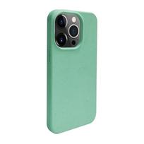 Nugarėlės dėklai iLike Apple iPhone 14 Pro Silicone plastic case Eco Print Design Flower Green