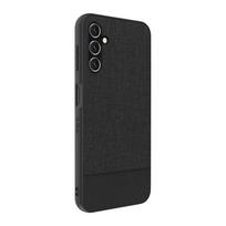 Nugarėlės dėklai iLike Samsung Galaxy A14 5G Plastic Leather Back Cover Black