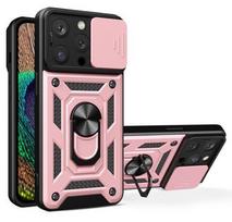 Nugarėlės dėklai iLike - iPhone 14 Pro Max Armor Camshield case Pink