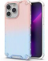 Nugarėlės dėklai iLike Apple iPhone 14 Pro armored cover pink and blue Protect Case