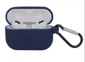 Dėklai ausinėms iLike - Braid case for Airpods / Airpods 2 navy blue
