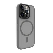 Nugarėlės dėklai Evelatus Apple iPhone 15 Pro Hybird Case With Magsafe PC+TPU Silver