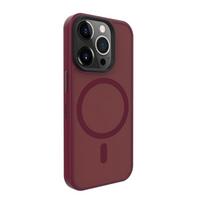 Nugarėlės dėklai Evelatus Apple iPhone 15 Pro Hybird Case With Magsafe PC+TPU Plum