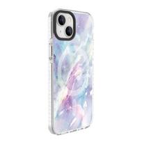 Nugarėlės dėklai Evelatus Apple iPhone 15 PC+TPU With MagSafe Customized Print Purple