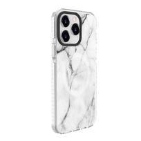 Nugarėlės dėklai Evelatus Apple iPhone 15 Pro Max PC+TPU With MagSafe Customized Print Marble White