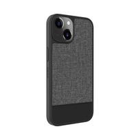 Nugarėlės dėklai Evelatus Apple iPhone 15 Plus Plactic Leather Magsafe Back Cover Gray