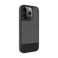 Nugarėlės dėklai Evelatus Apple iPhone 15 Pro Max Plactic Leather Magsafe Back Cover Gray