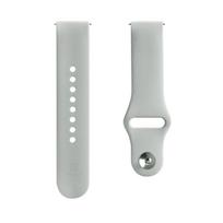 Dirželis Evelatus  Evelatus Watch 22mm Silicone Loop Watch Straps (130mm M/L) Silver