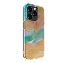 Nugarėlės dėklai Evelatus Apple iPhone 15 Pro Max PC Customized Print Design Marble Gold