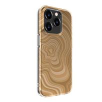 Nugarėlės dėklai Evelatus Apple iPhone 15 Pro Max PC Customized Print Design Desert Gold