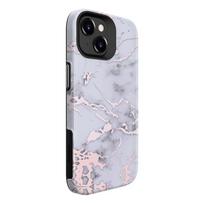 Nugarėlės dėklai Evelatus Apple iPhone 15 Armor case TPU+PC Customized Print Design Silver