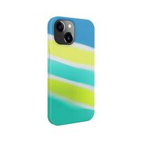 Nugarėlės dėklai Evelatus Apple iPhone 15 Silicone case Multi-Colored Yellow Green