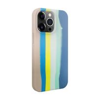 Nugarėlės dėklai Evelatus Apple iPhone 15 Pro Max Silicone case Multi-Colored Blue Pink