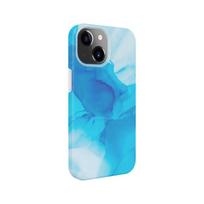 Nugarėlės dėklai Evelatus Apple iPhone 15 Premium Silicone case Customized Print Blue