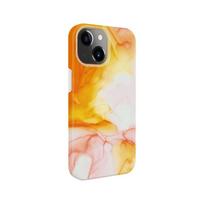 Nugarėlės dėklai Evelatus Apple iPhone 15 Premium Silicone case Customized Print Orange