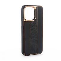 Nugarėlės dėklai iLike Apple iPhone 15 Leather Case Customized Black