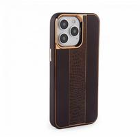 Nugarėlės dėklai iLike Apple iPhone 15 Pro Max Leather Case Customized Brown