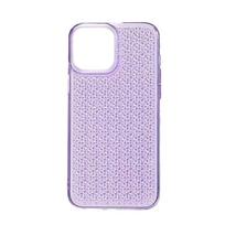 Nugarėlės dėklai iLike Apple iPhone 14 Silicone case Shine Transparent Violet