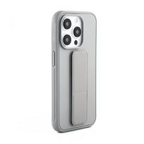 Nugarėlės dėklai iLike Apple iPhone 15 Pro Silicone Case with stand Silver