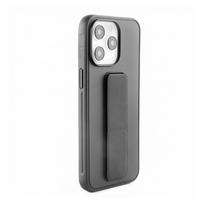 Nugarėlės dėklai iLike Apple iPhone 15 Pro Max Silicone Case with stand Black
