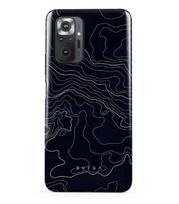 Nugarėlės dėklai iLike Xiaomi Redmi Note 10 Pro Burga Drifting Shores - Line Art Tough Case