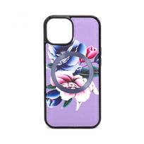Nugarėlės dėklai Evelatus Apple iPhone 14 Wallet and Slim Cover Case Purple