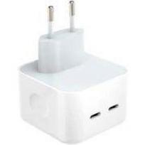 Adapteriai iLike  CH1 35W Dual Port USB-C Fast Charger for all Apple devices (Analog A2676 MNWP3ZM/A) White